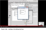 (2014)Flash CS6 - Adding a Scrolling text box