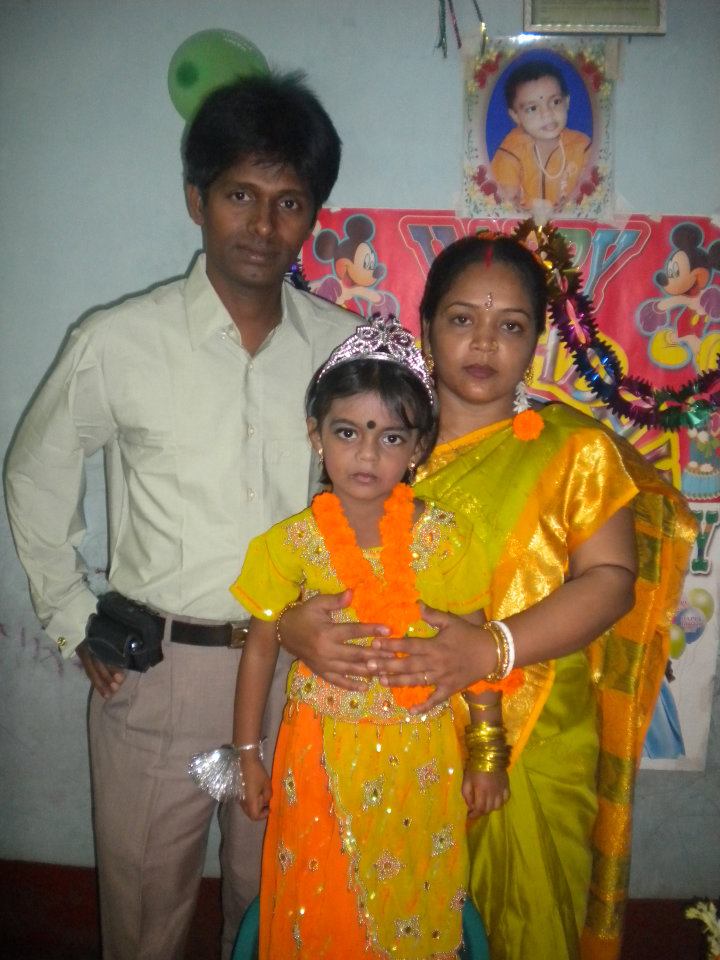 I am with my wife sikta & Daughter Prokriri