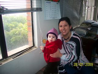 My daughter and I during our trip to India in 2009.