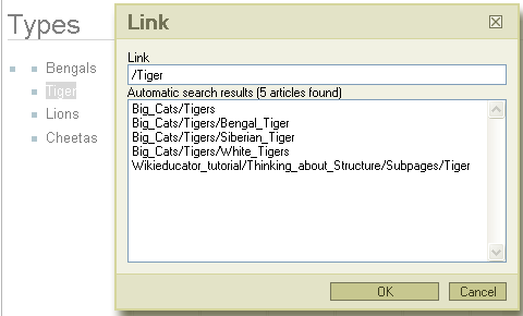 Rich text editor toolbar link dialog box.png