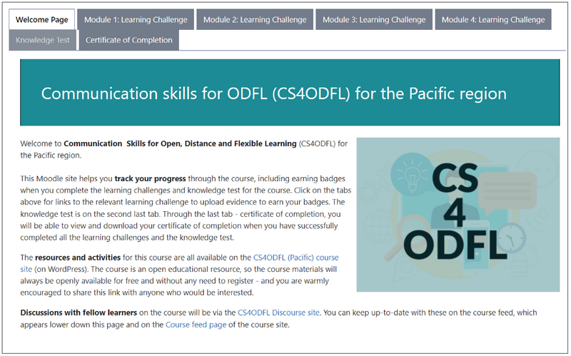 CS4ODFL moodle welcome.PNG