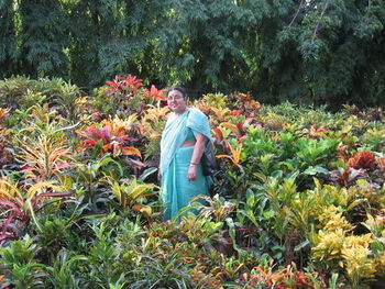 Gita in Botanical Garden at Bengaluru