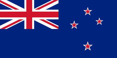This is the official flag of New Zealand downloaded from Wikimedia commons