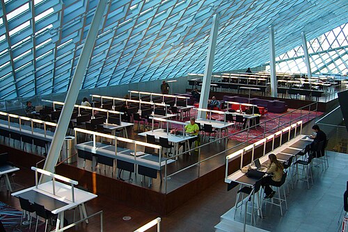 Seattle Public Library Main Branch Reading Room