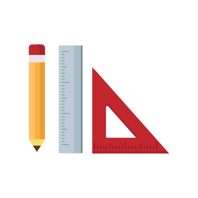 Drawing Tools Flat Icon Vector.svg