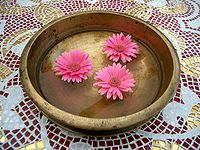 Bronze bowl pink flowers.jpg