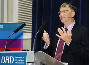 Bill Gates speaking at DFID (5093072151).jpg