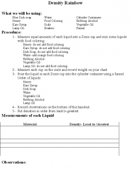 Density Rainbow - WikiEducator