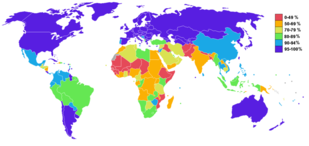 World literacy rate map.png