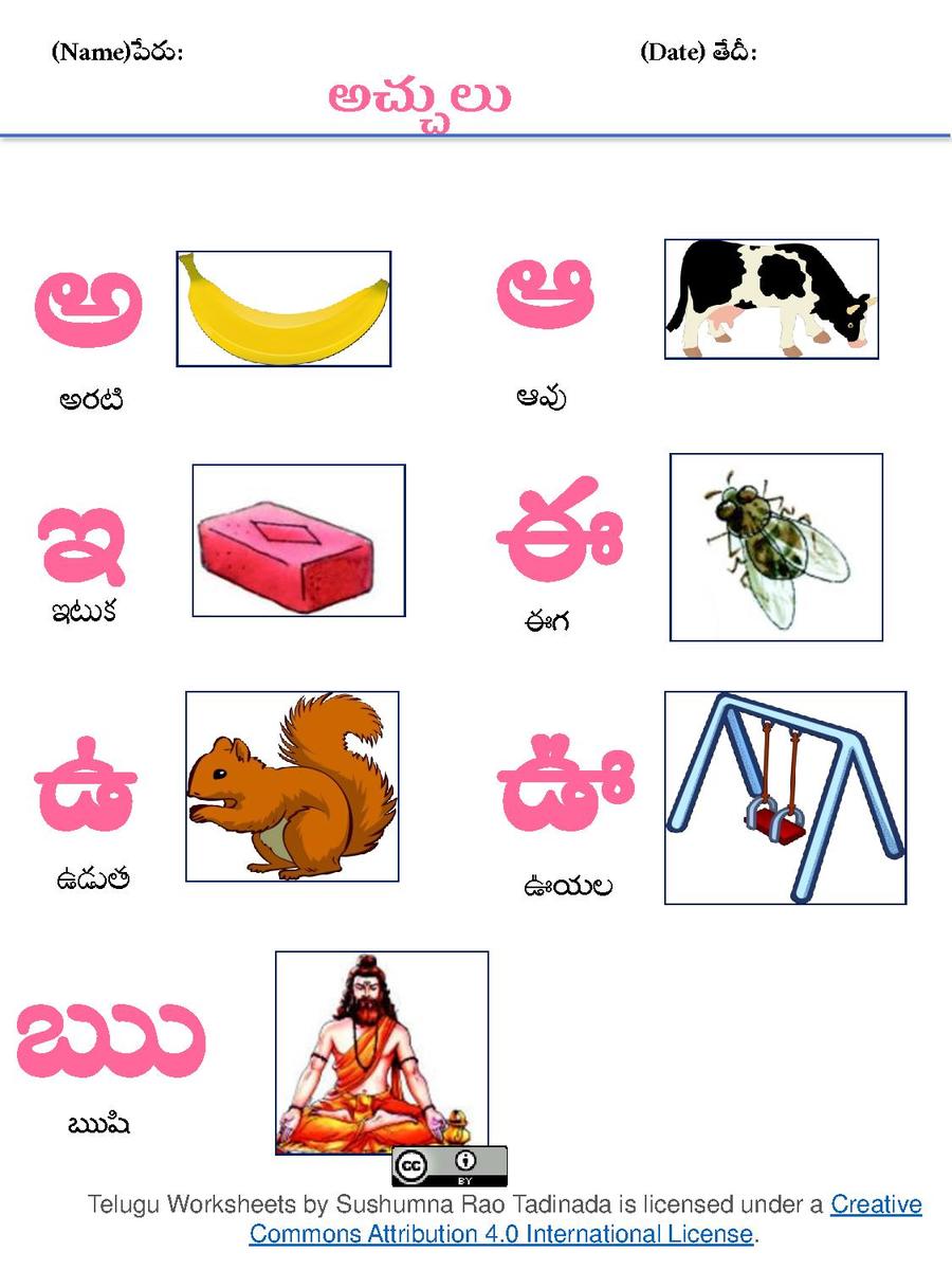 File:Telugu Letters అ-ఋ.pdf - WikiEducator