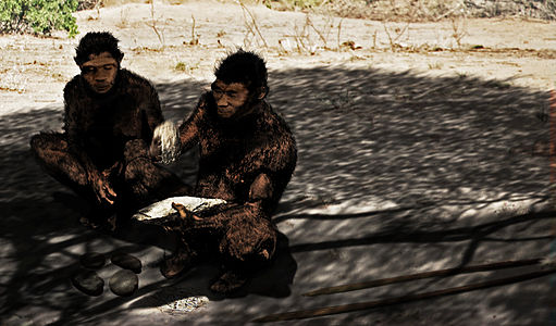 Image: Artist rendition of Daka Homo erectus